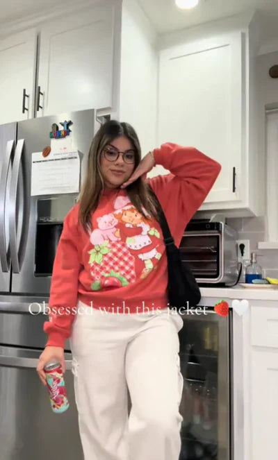 Viral Strawberry Berry Bliss Hoodie