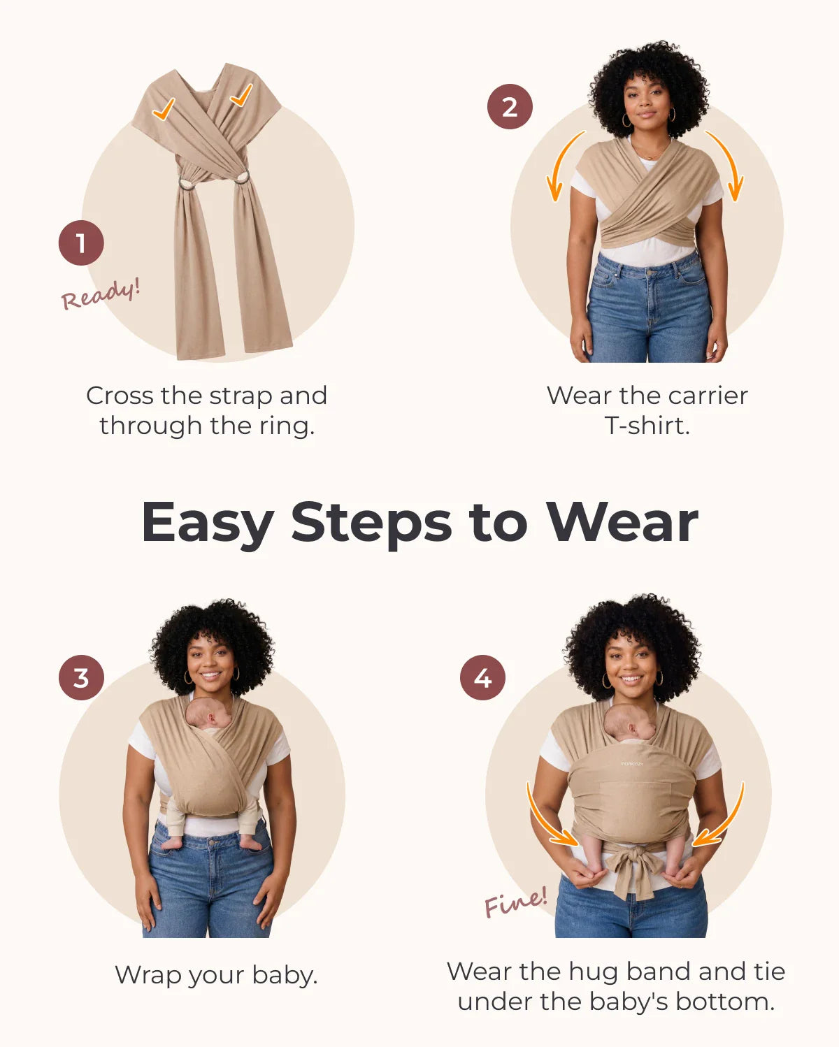 CuddleNest Baby Wrap Carrier