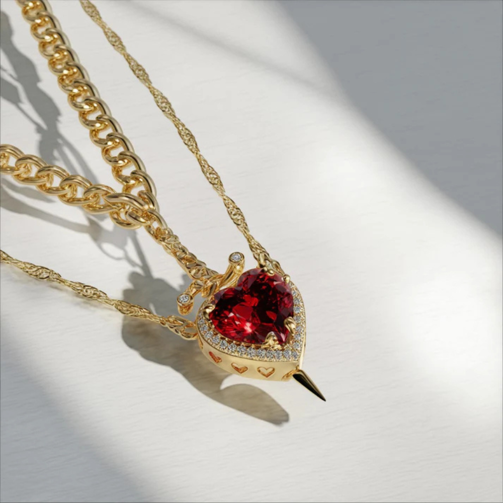 The LoveStruck Heart Necklace