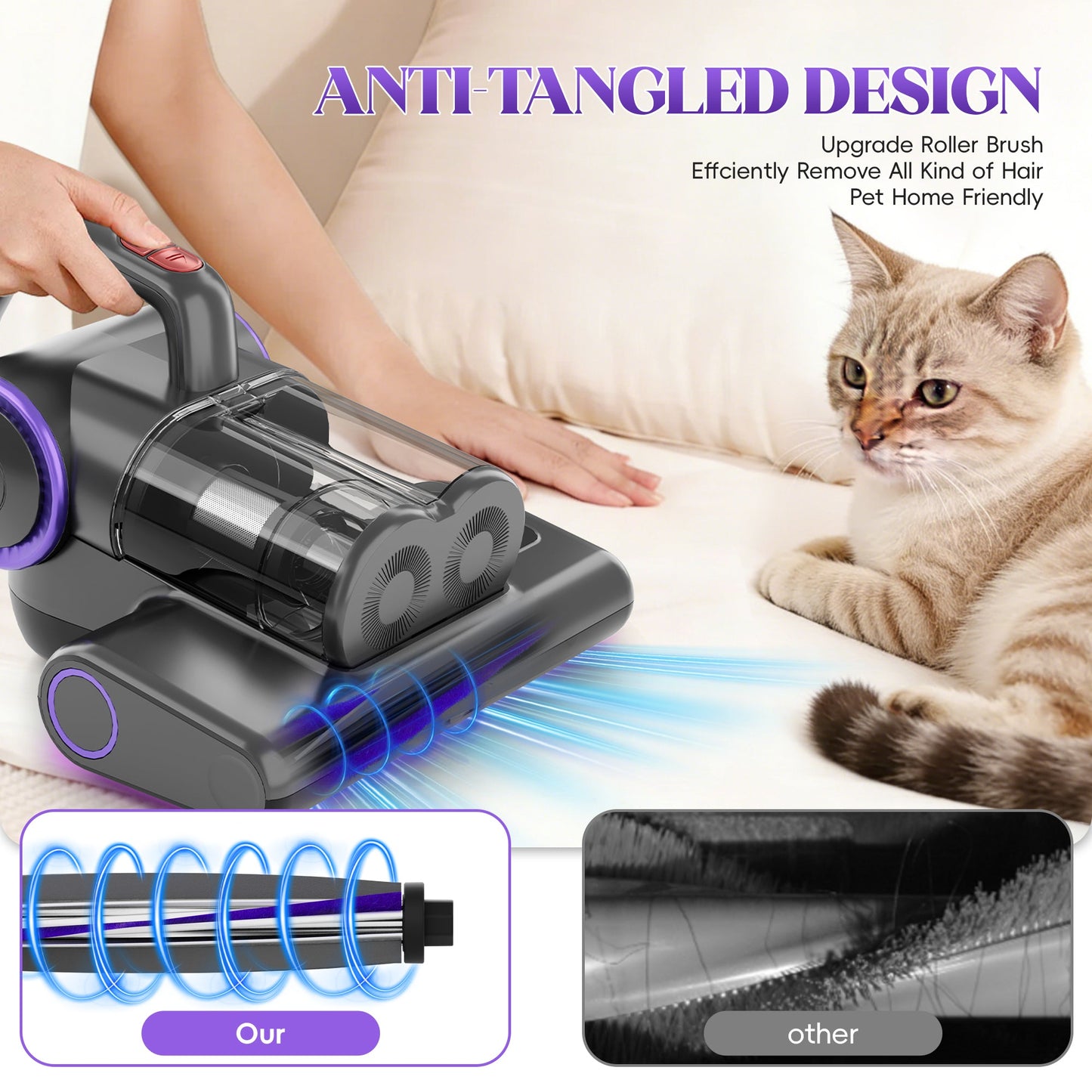 NestPure UV Mattress Vacuum