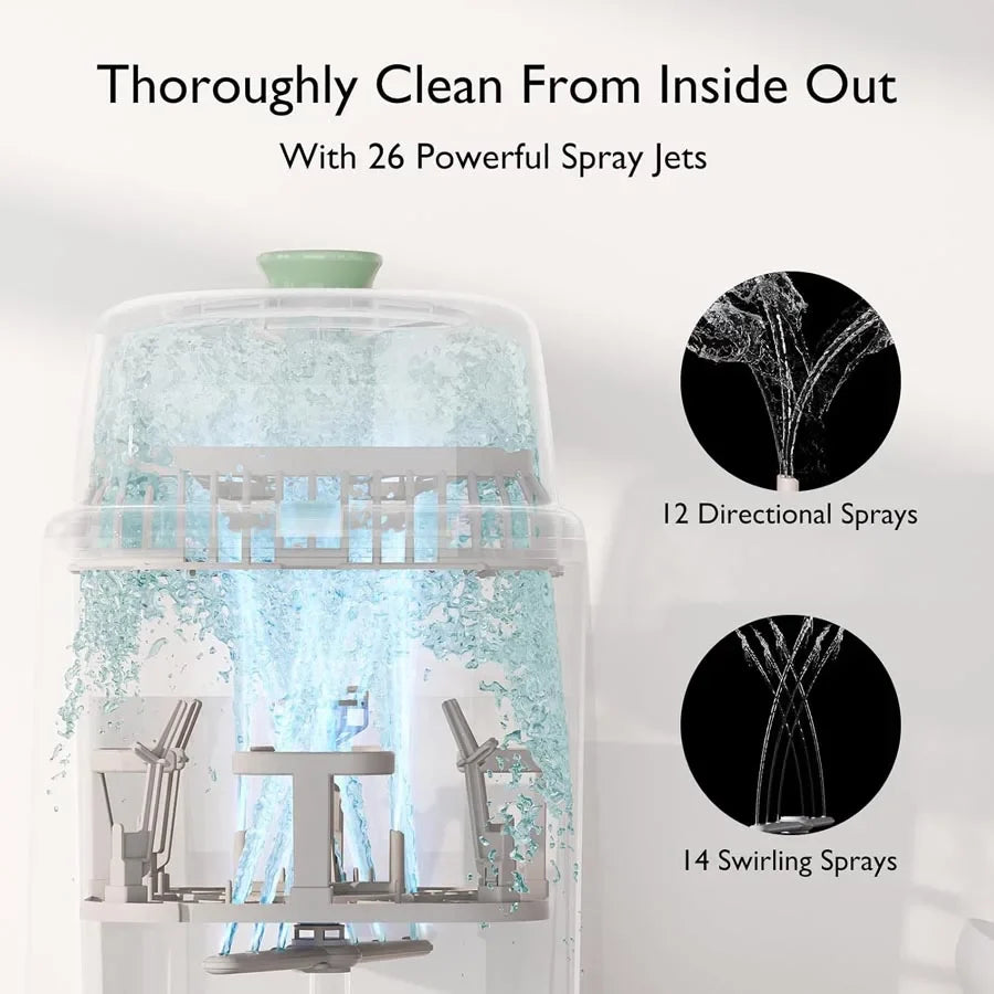 PureCycle All-in-One Baby Bottle Washer, Sterilizer & Dryer