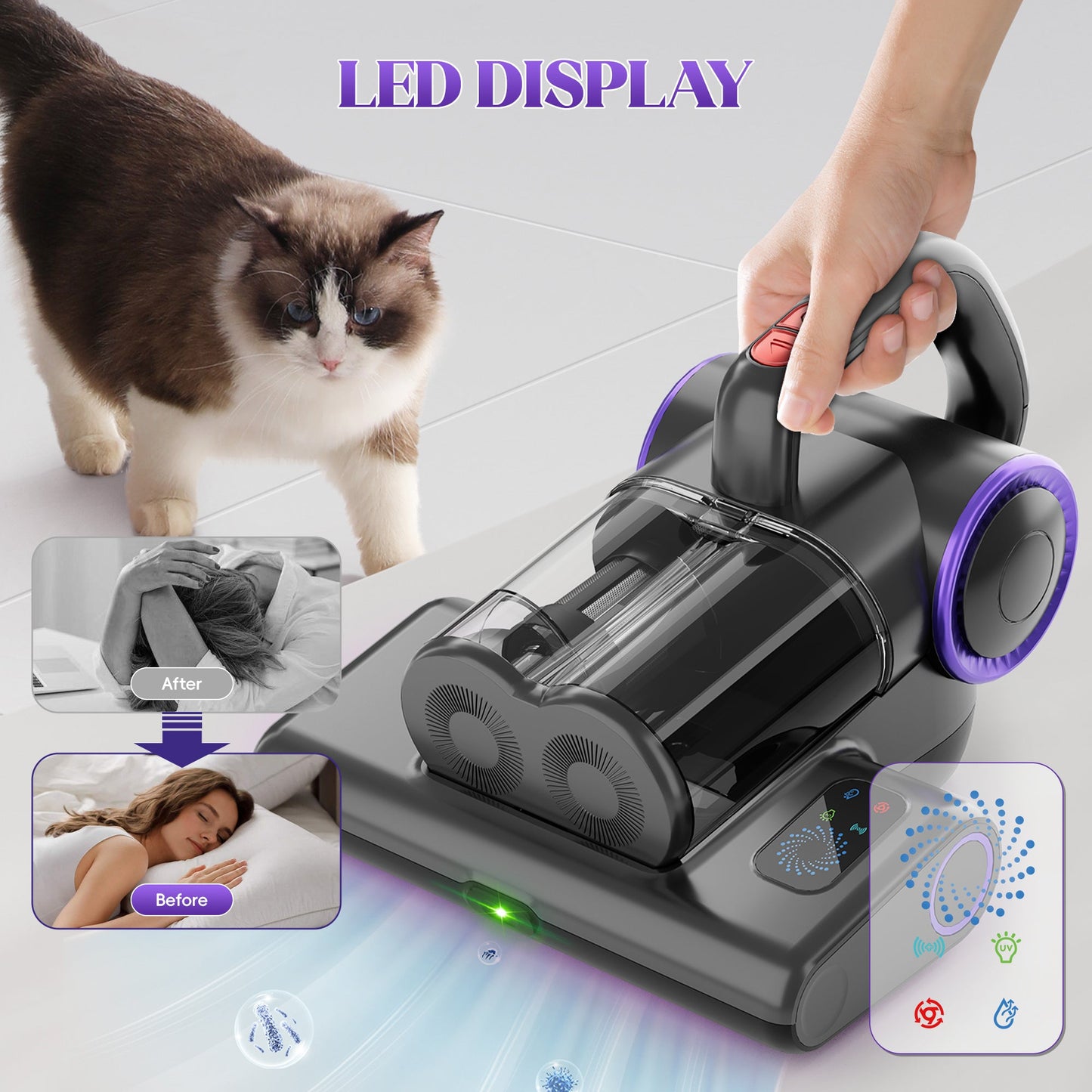 NestPure UV Mattress Vacuum