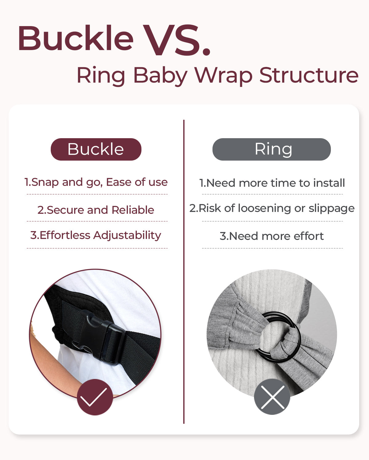 CuddleNest Baby Wrap Carrier
