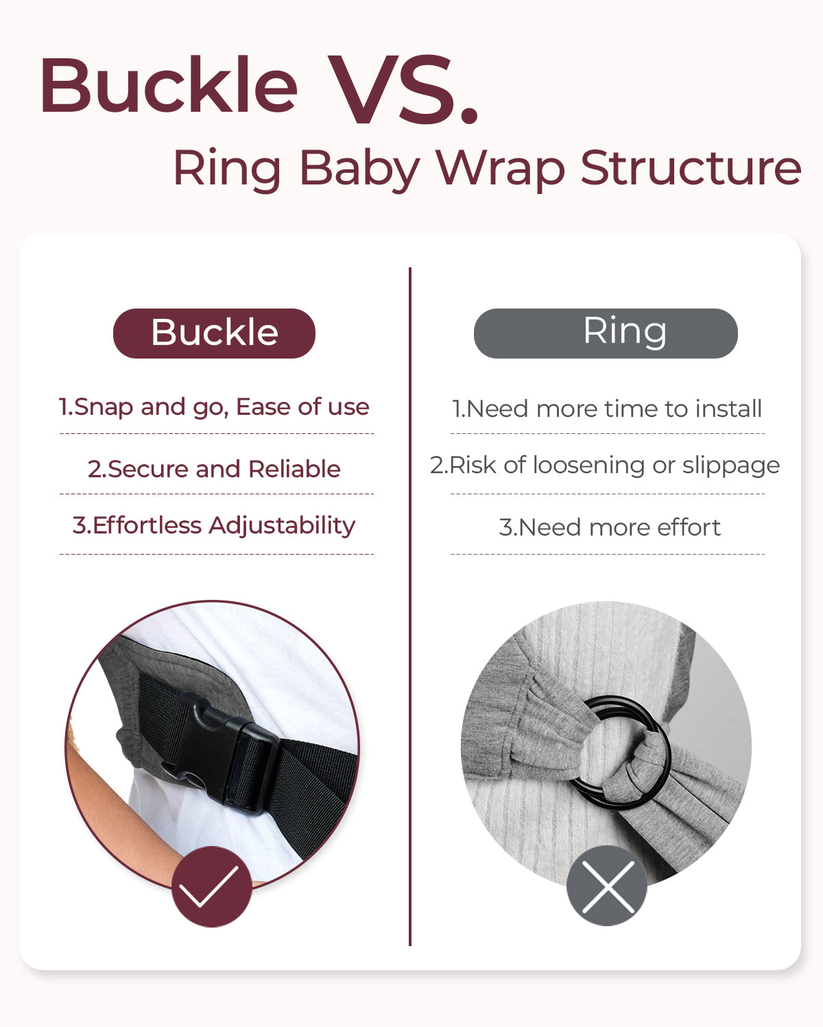 CuddleNest Baby Wrap Carrier