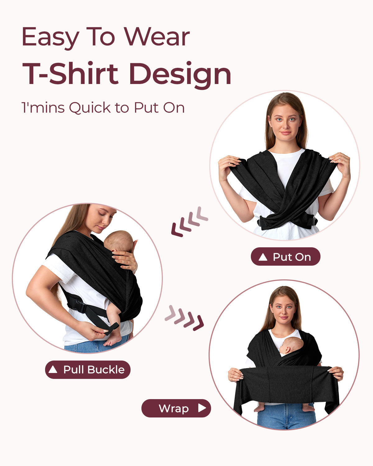 CuddleNest Baby Wrap Carrier