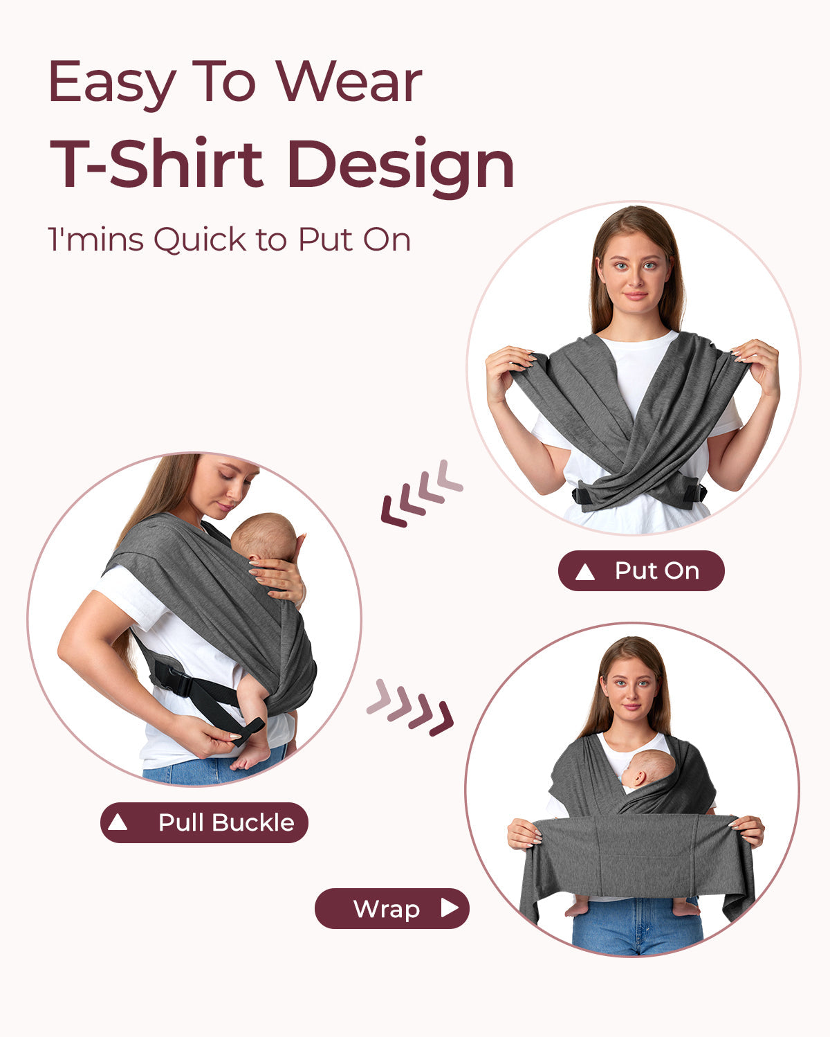 CuddleNest Baby Wrap Carrier
