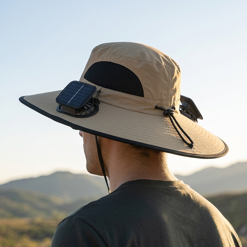 Outrider Solar Fan Hat