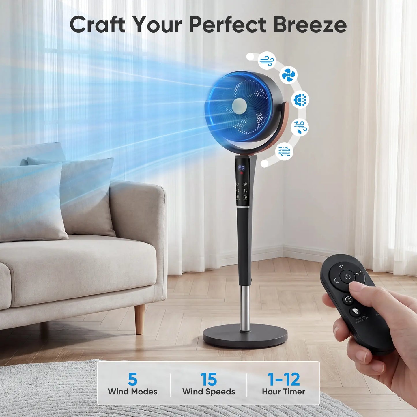 VortaBreeze Pedestal Fan