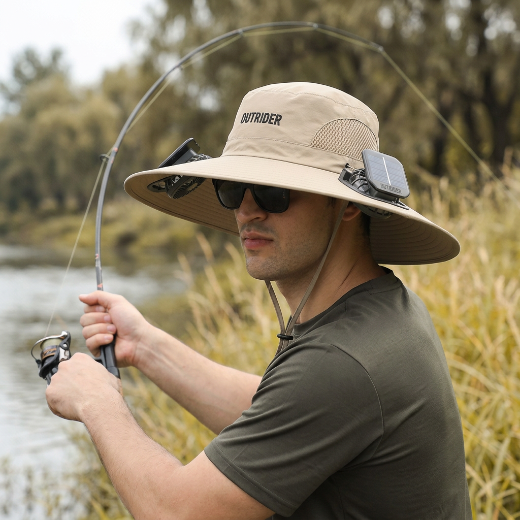 Outrider Solar Fan Hat