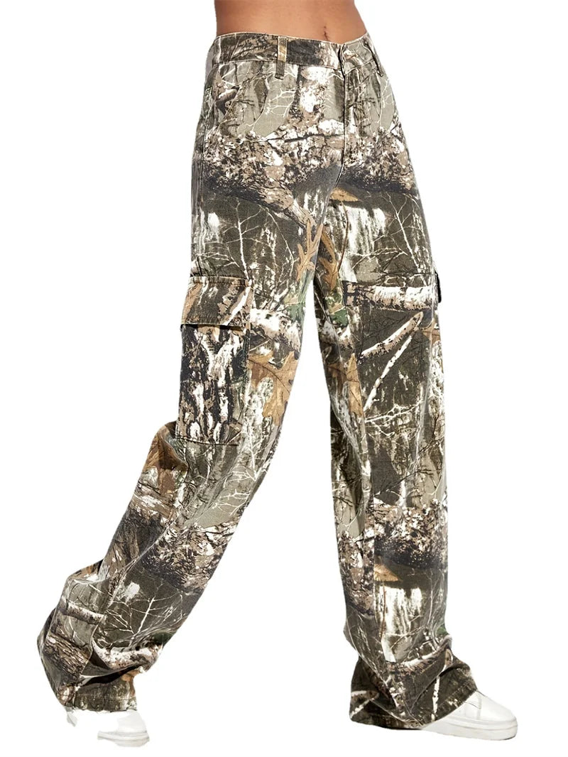 Unisex Camo Cargo Pants