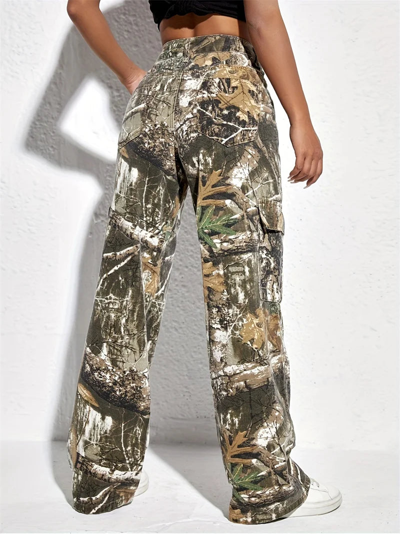 Unisex Camo Cargo Pants