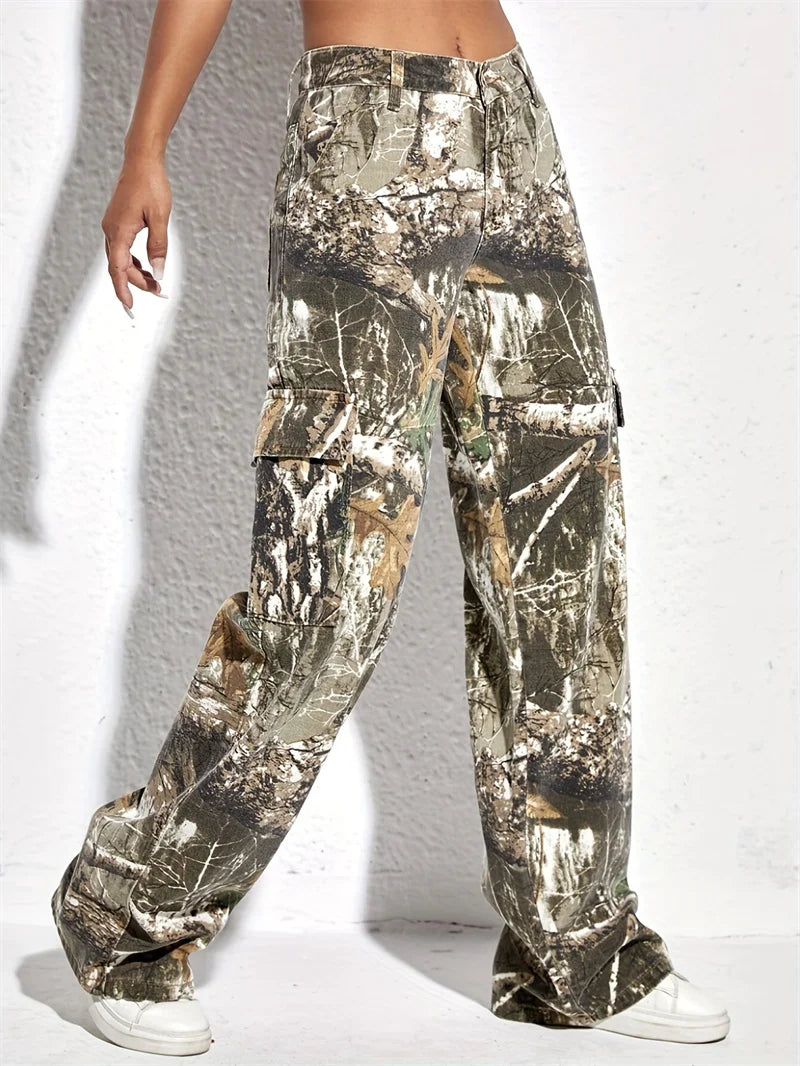 Unisex Camo Cargo Pants