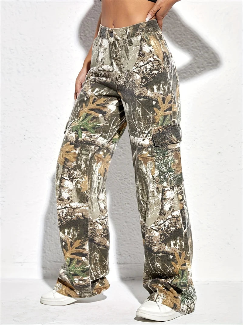 Unisex Camo Cargo Pants