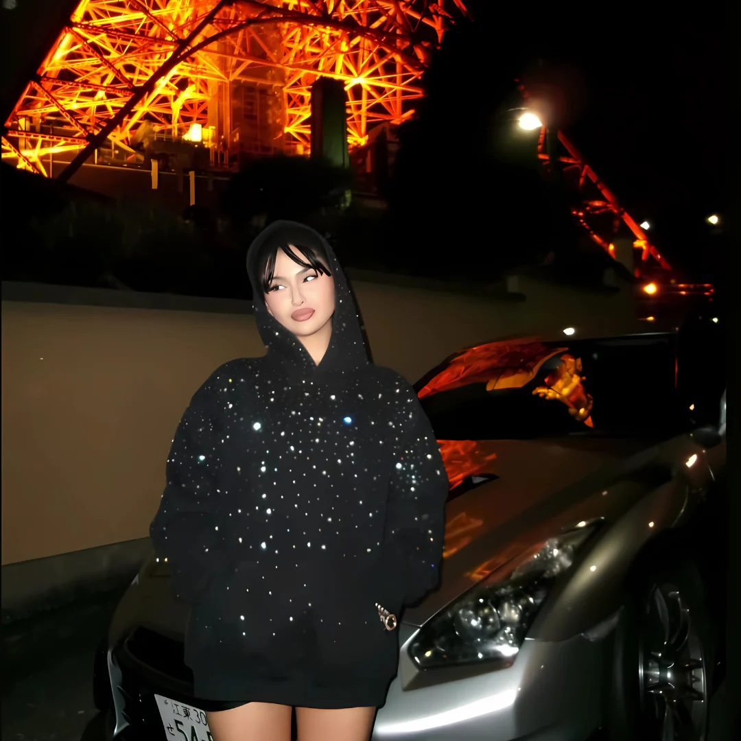 The Rhinestone Galaxy Hoodie