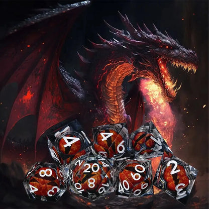 CritBurst Dragon Eye Dice Set
