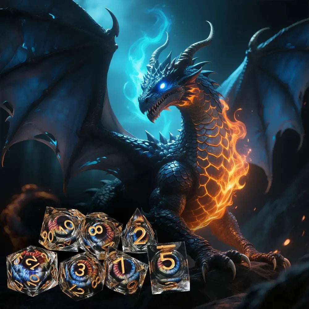 CritBurst Dragon Eye Dice Set